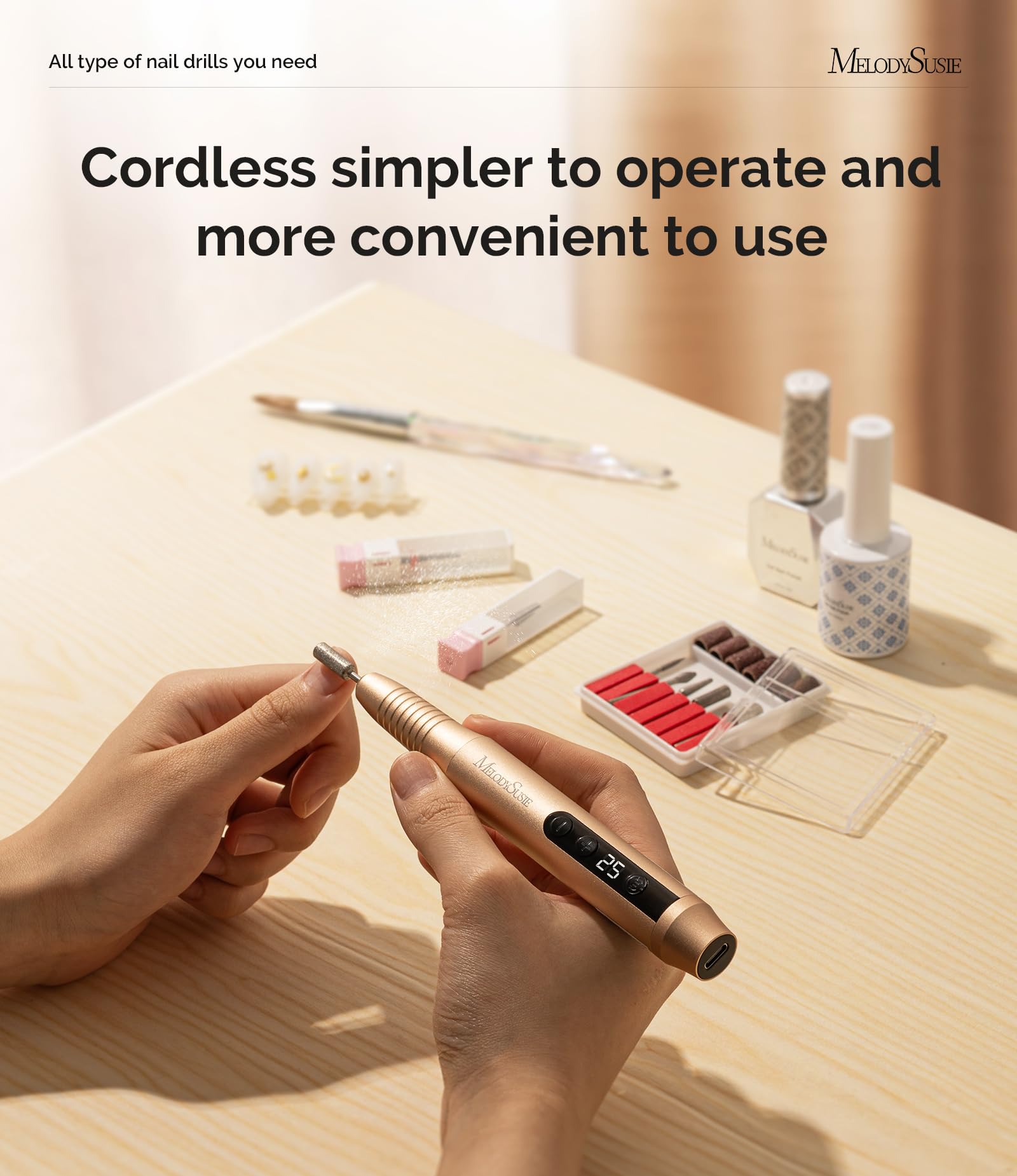 MelodySusie kit packaging with accessories for ready-to-use professional convenience