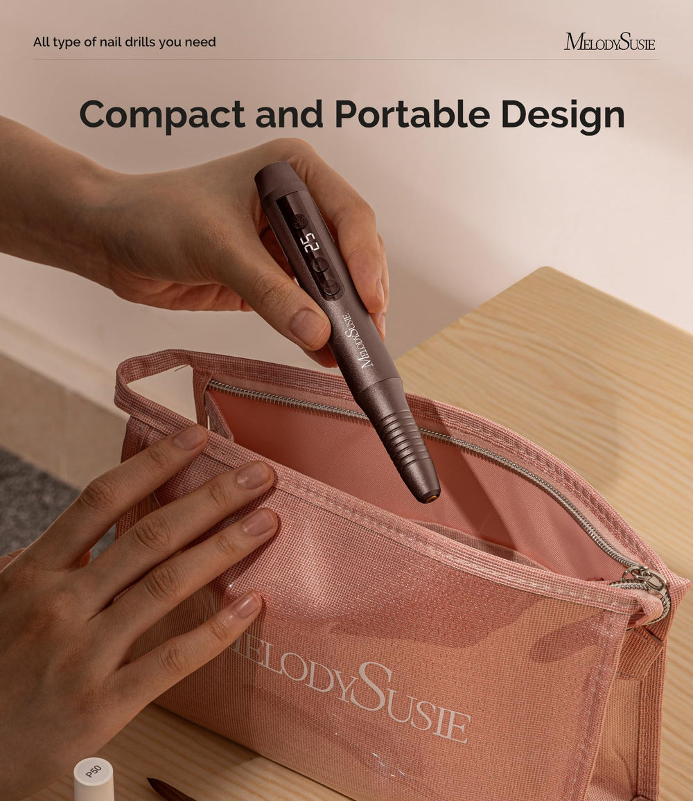 MelodySusie PC180G held in hand demonstrating ergonomic pen-shaped comfort