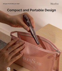 MelodySusie PC180G held in hand demonstrating ergonomic pen-shaped comfort