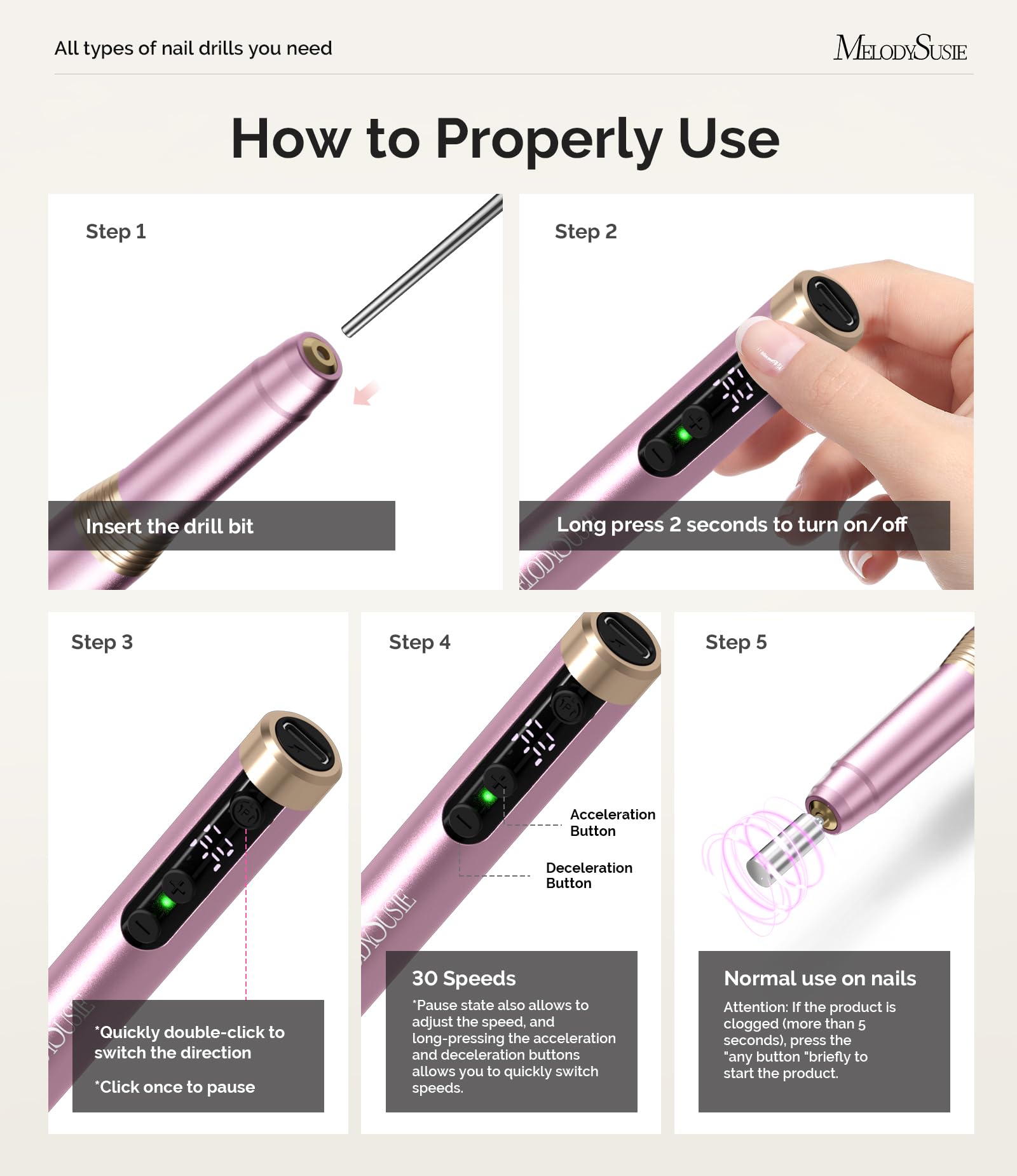 MelodySusie held in hand to show scale and lightweight, travel-friendly benefit