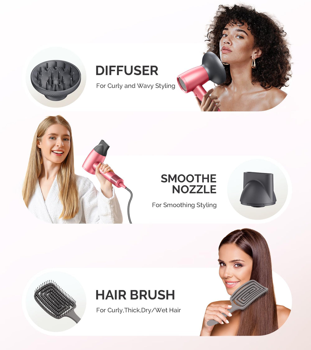 MelodySusie dryer held in hand showing scale and lightweight portability for travel