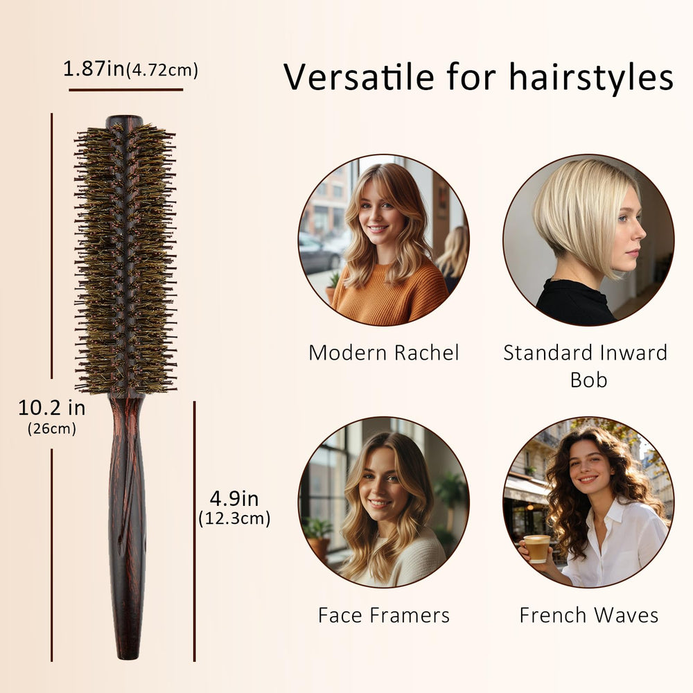Melune lifestyle bathroom counter setup showing brush ready for daily hair routines