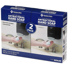 Member's Mark front packaging showing two 33.8 fl oz refill cartridges and benefits