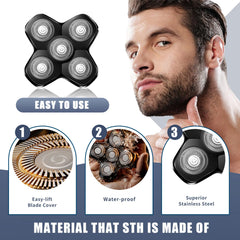 MEMIRY magnetic hair collection chamber detached for easy cleaning and hygiene