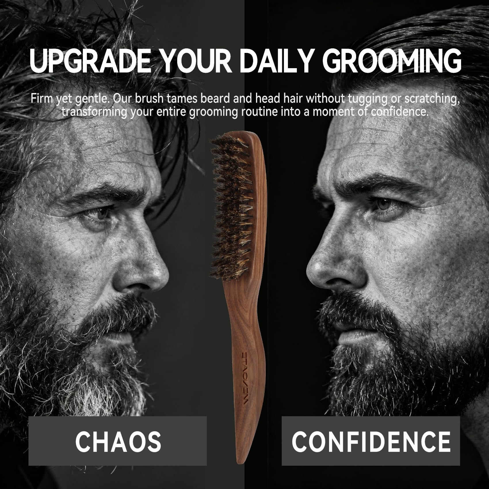 MenGate full-tang construction detail for durable, balanced grooming