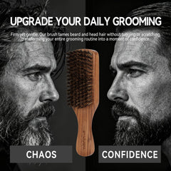 MenGate metal keychain comb detail for quick touch-ups and precise edge definition