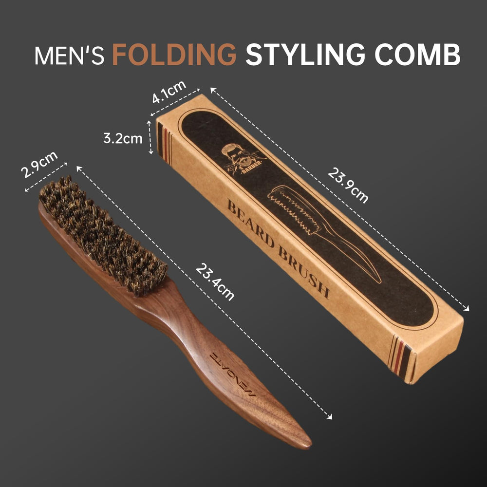 MenGate brush size scale with hand demonstrating comfortable grip