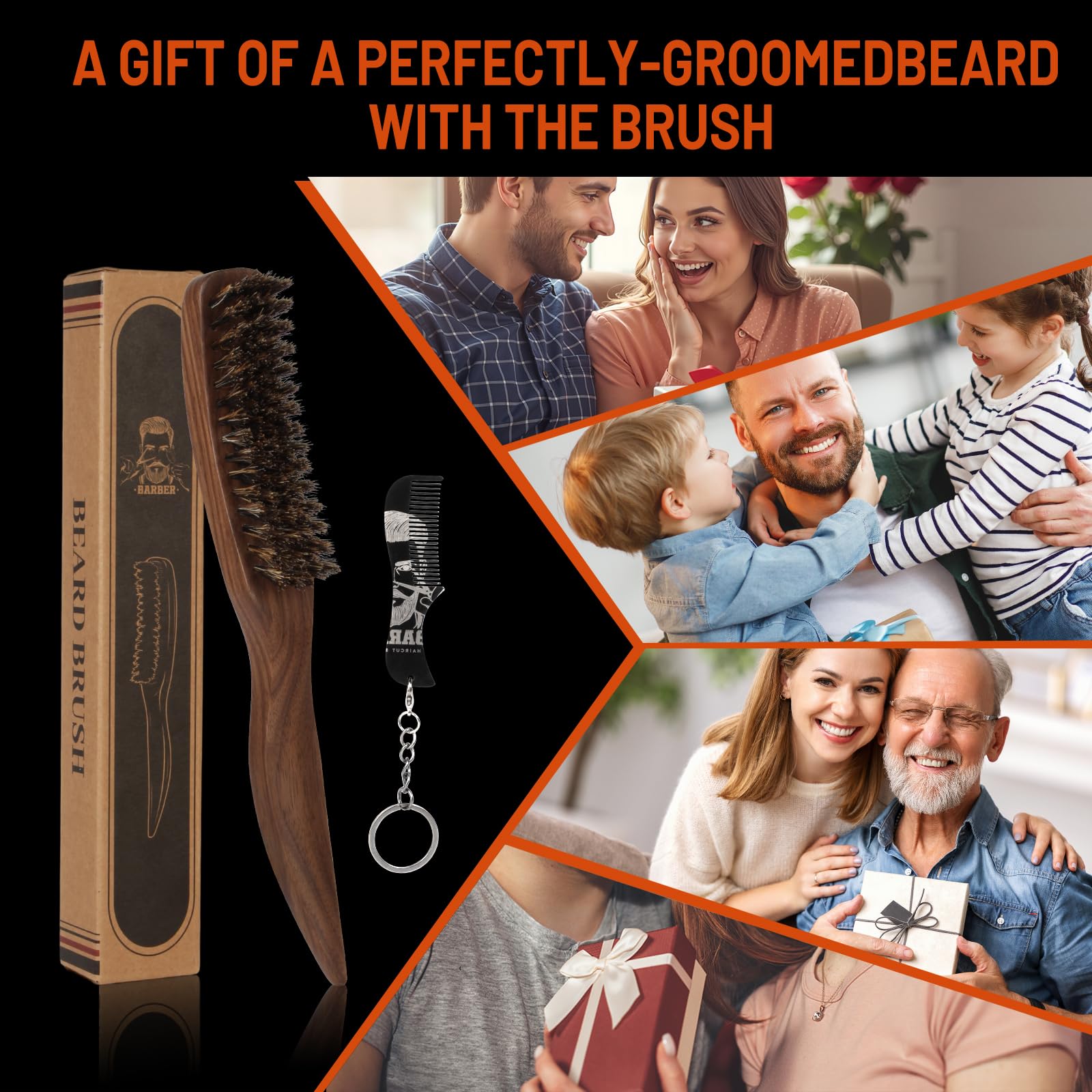 MenGate texture walnut grain detail signaling premium, long-lasting build