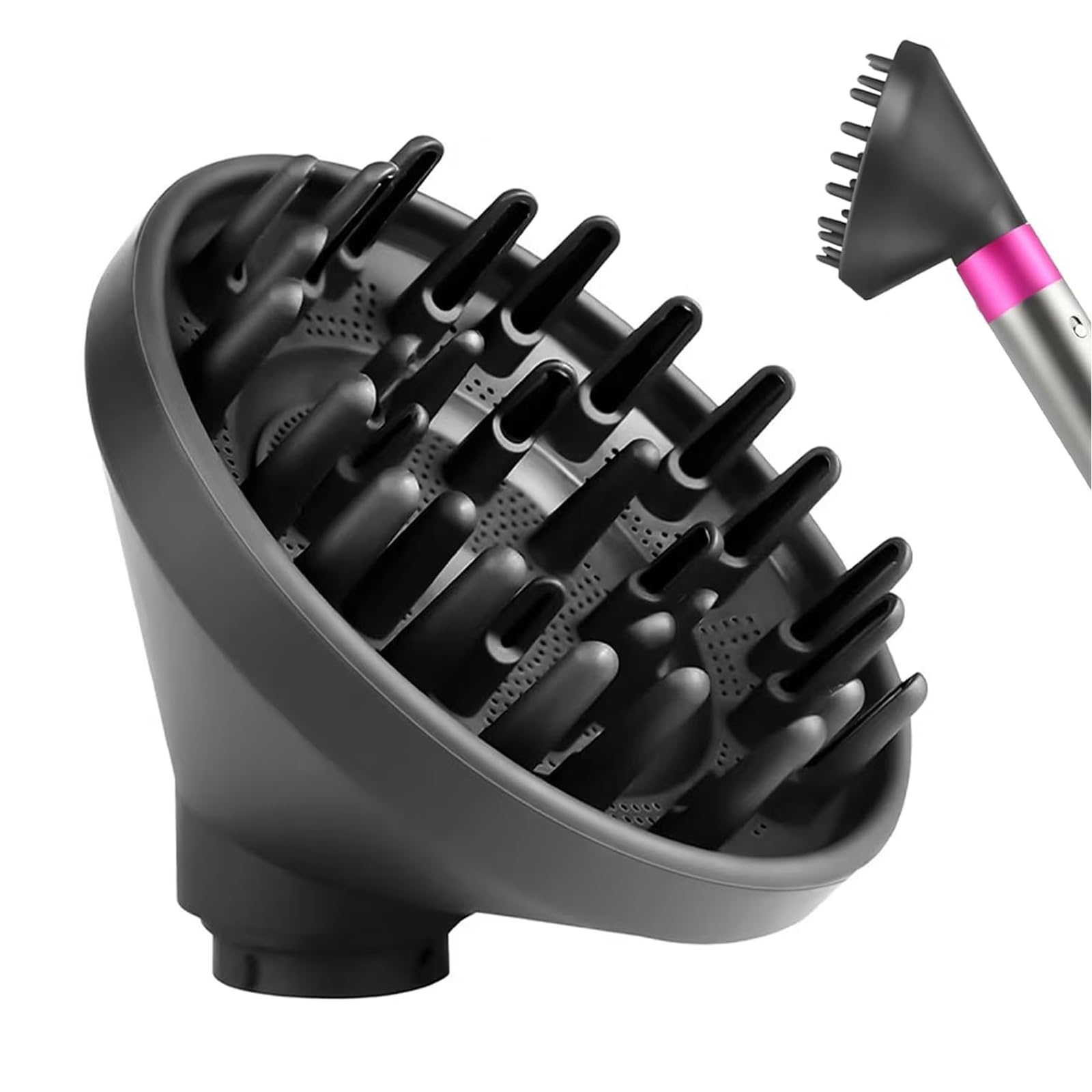 MengTiger diffuser front view showing fit and styling benefits