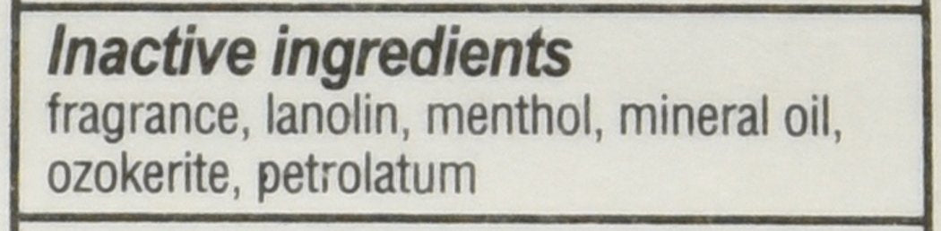 Ever Ready First Aid Mentholatum Natural Ice size comparison with a coin highlights compact, pocketable benefit