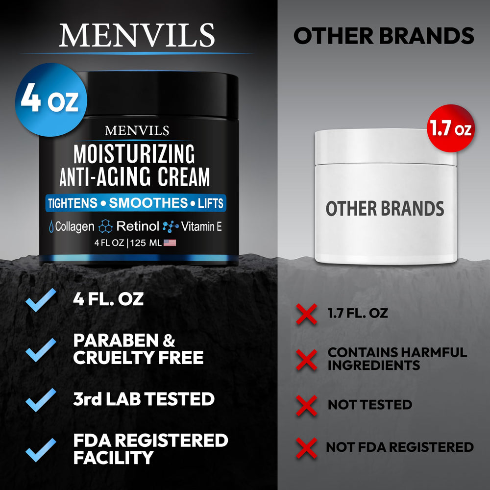 Menvils used after shaving calming skin and reducing irritation