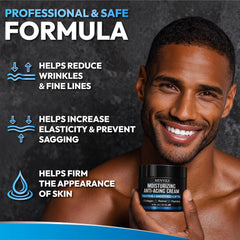Menvils moisturizer being spread on hand demonstrating easy application