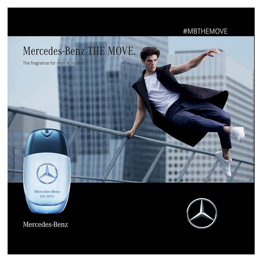 Mercedes‑Benz The Move held in hand to show size, brand convenience for travel and daily use