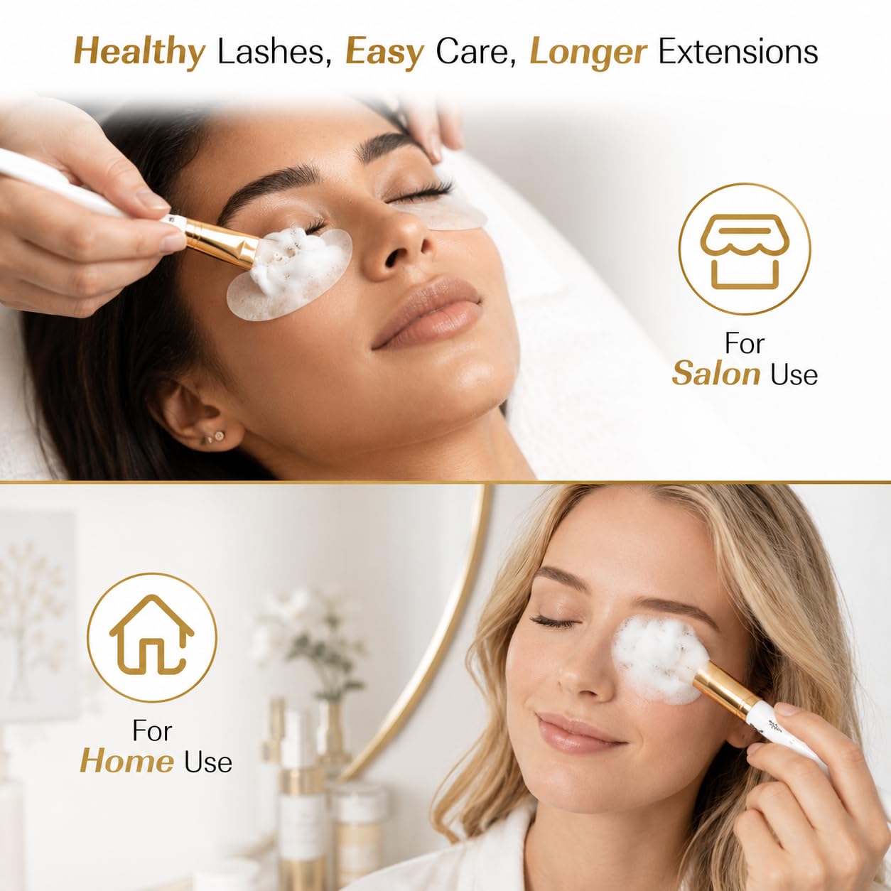 Mererke_Pretty stylist using product in salon to show professional-grade preparation benefits