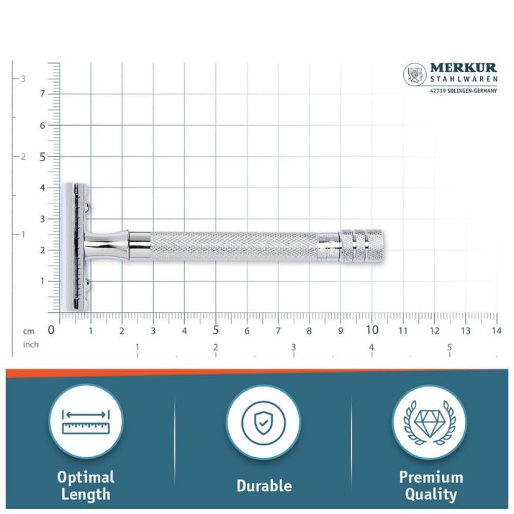 MERKUR wet-hands grip demonstration emphasizing reliable handling when soapy
