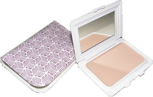 Merle Norman compact front packaging showing compact size and matte finish benefits