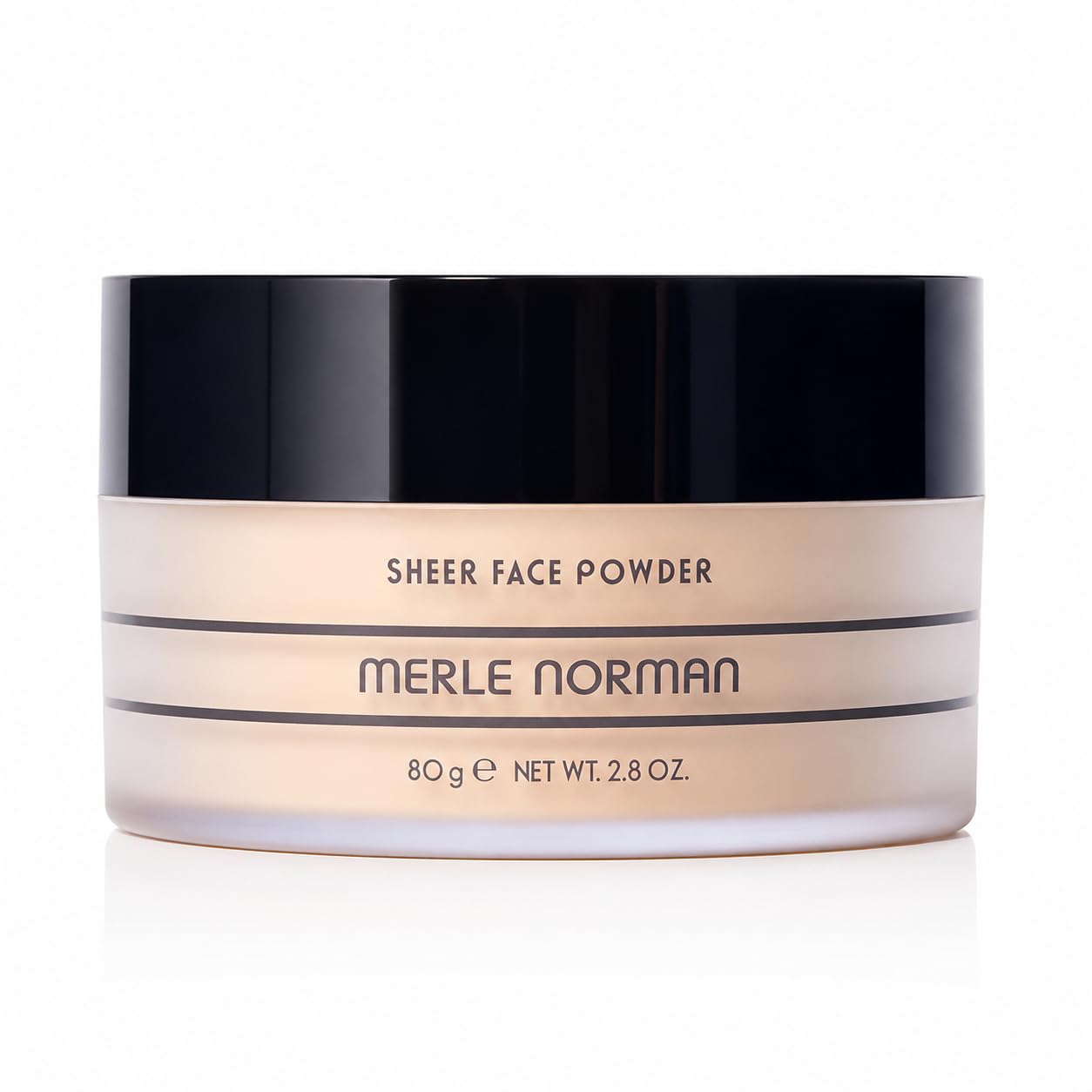 Merle Norman front compact view showing compact design and matte finish benefit