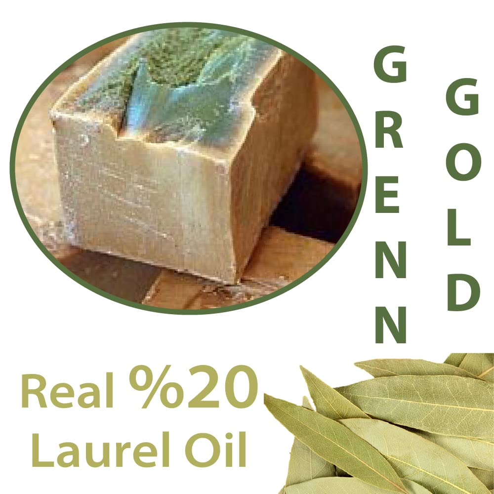 Merlinera Aleppo soap texture closeup displaying dense, cured surface for longevity