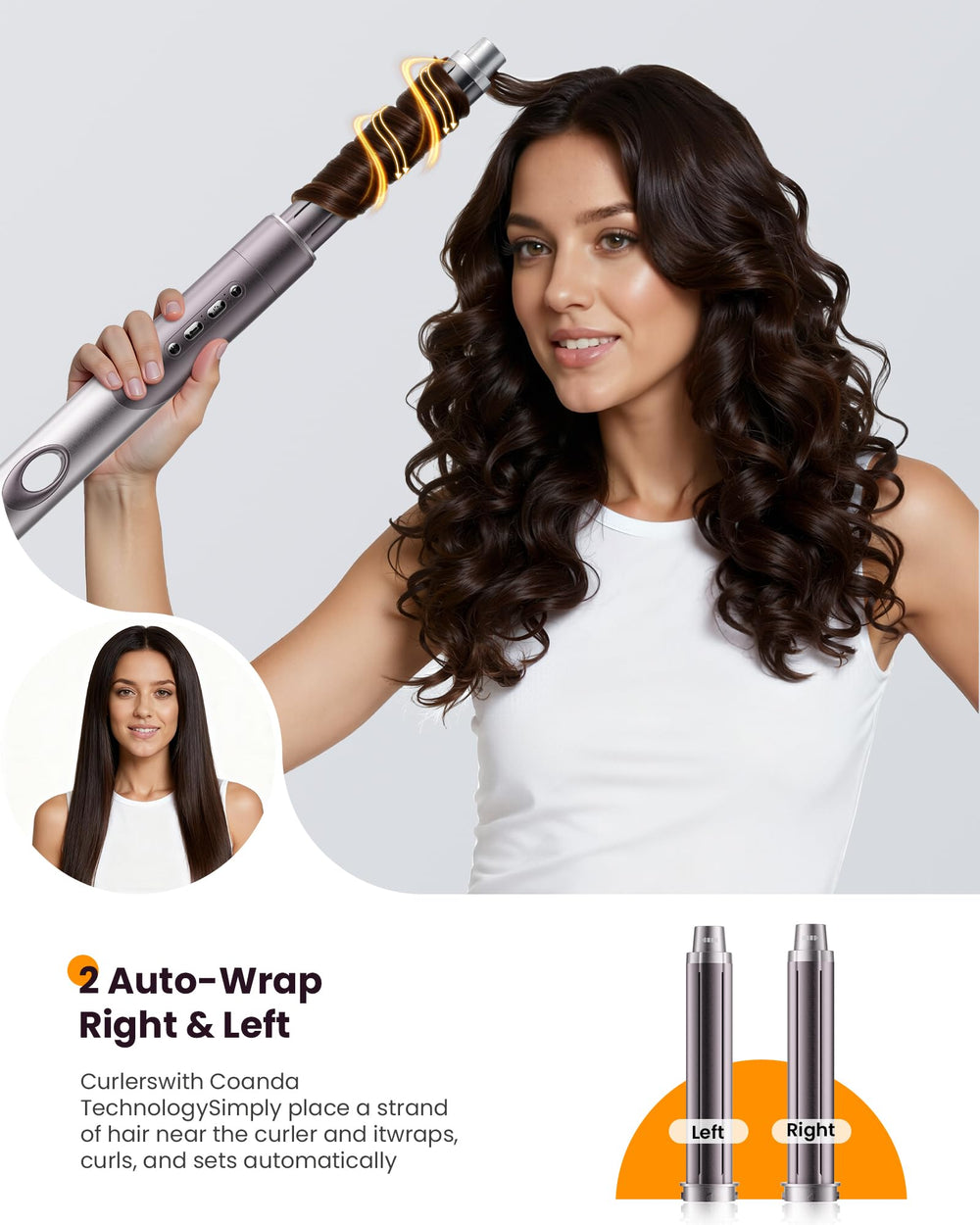 MESCOMB oval brush bristles showing texture for smoothing and adding body