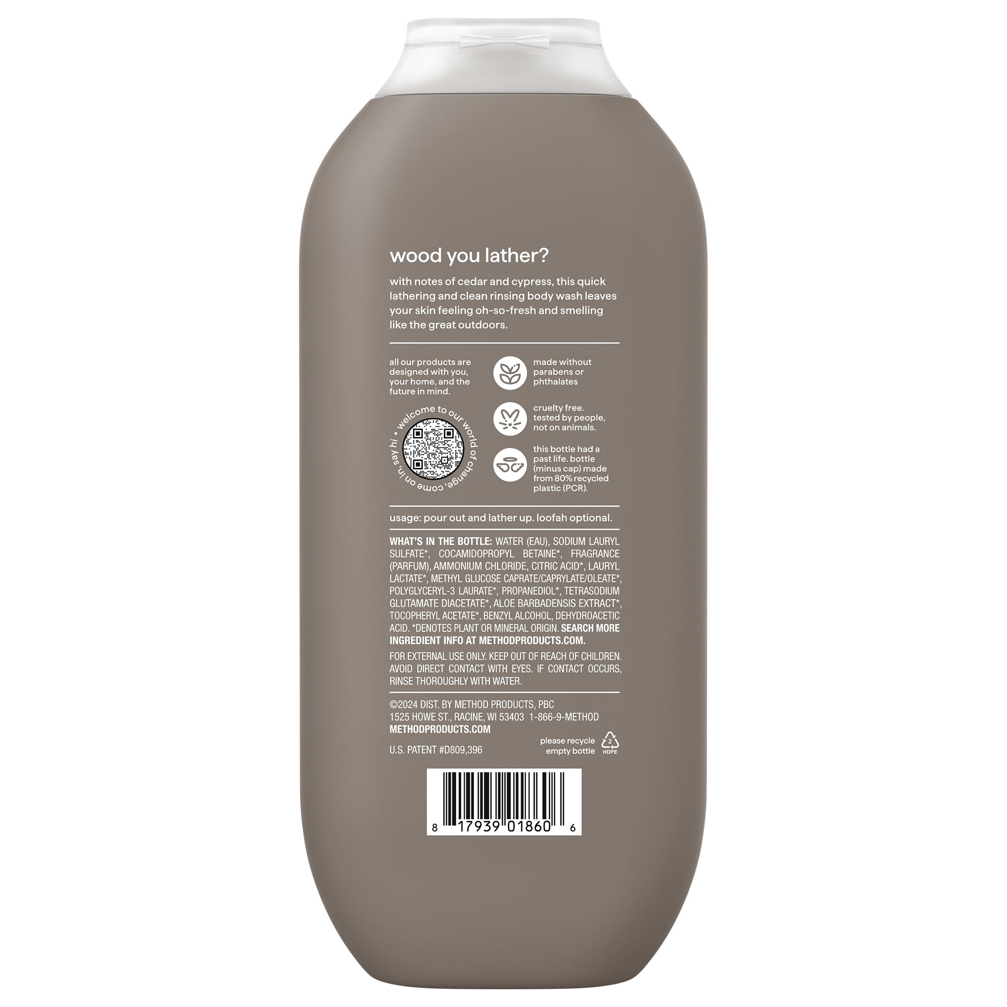 Method producing rich creamy lather that provides luxurious cushioned cleansing