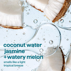 Method coconut water bottle recycled label emphasizing PCR plastic and eco benefit