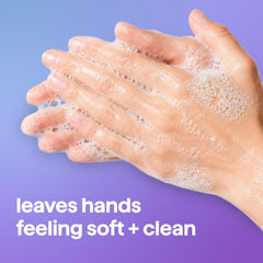 Method creamy foam texture close-up showing rich lather and gentle cleanse