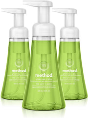 Method front packaging showing three 10 oz bottles and brand clarity