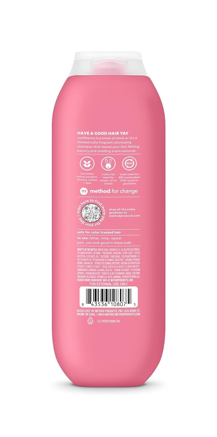 Graphic of quinoa protein ingredient representing Method fuller hair benefit