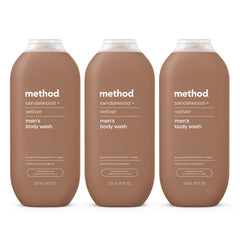 Method bottle front packaging showing scent and volume for easy identification