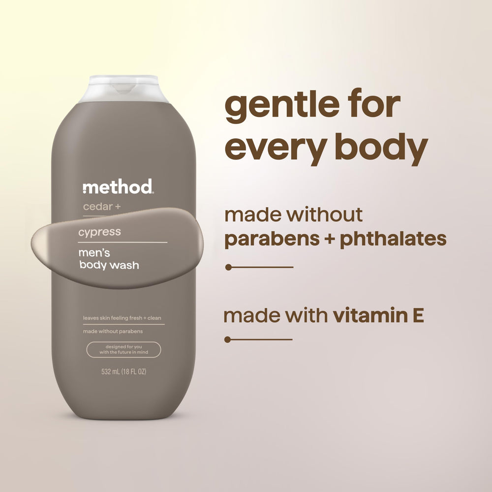 Method bottle in hand showing 18 fl oz size for lasting daily use