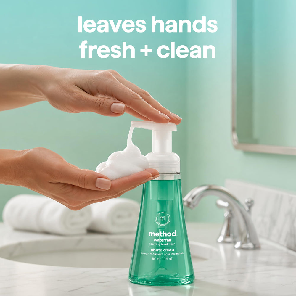 Method Waterfall four-pack arranged to display bulk value and convenience