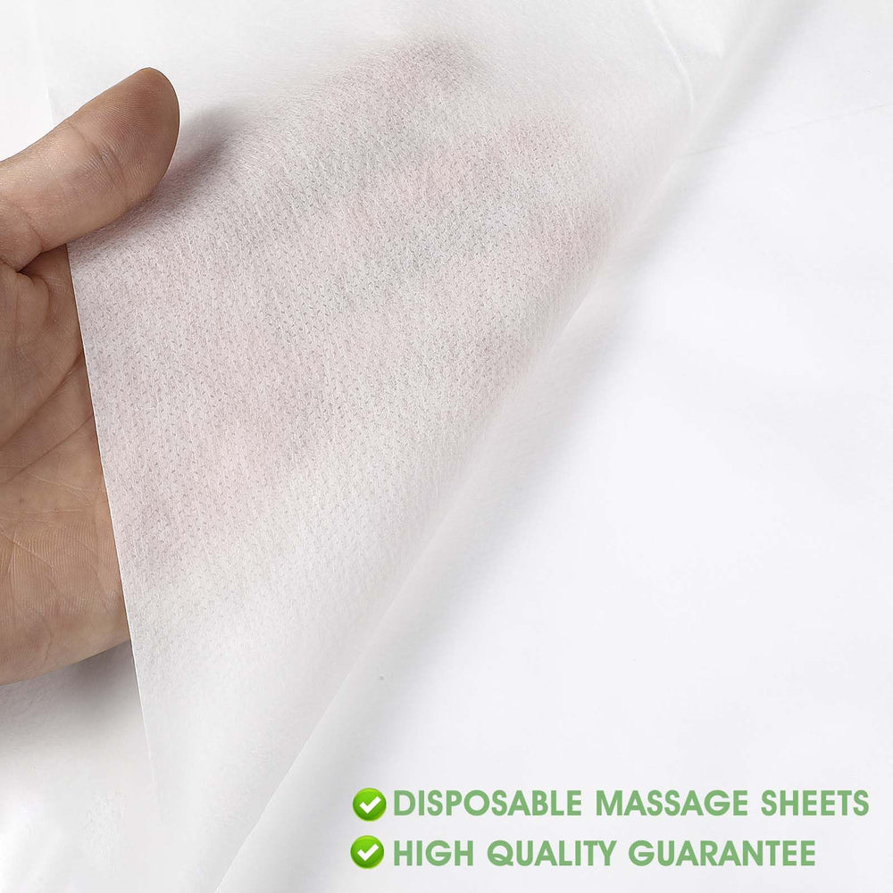 Meyeyaia cover laid flat on massage table for full coverage benefit