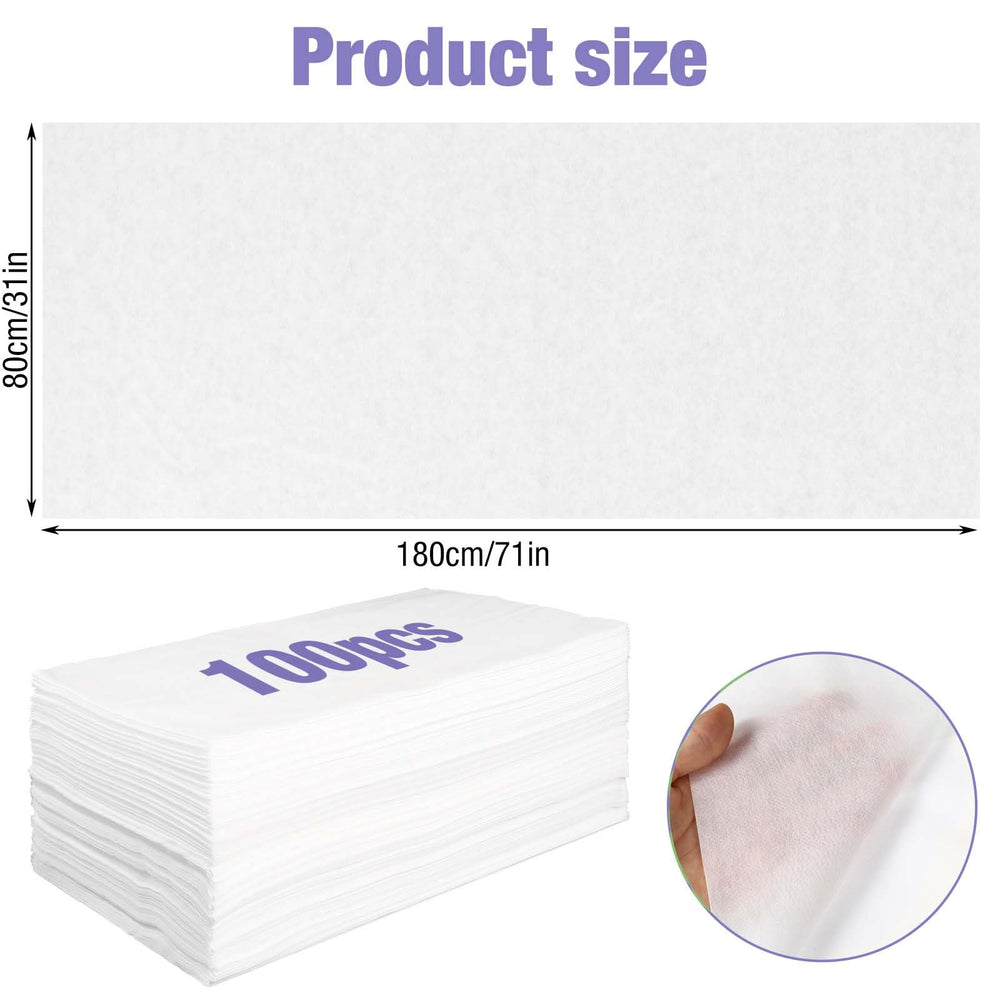 Meyeyaia sheet under client in spa setting for hygienic protection