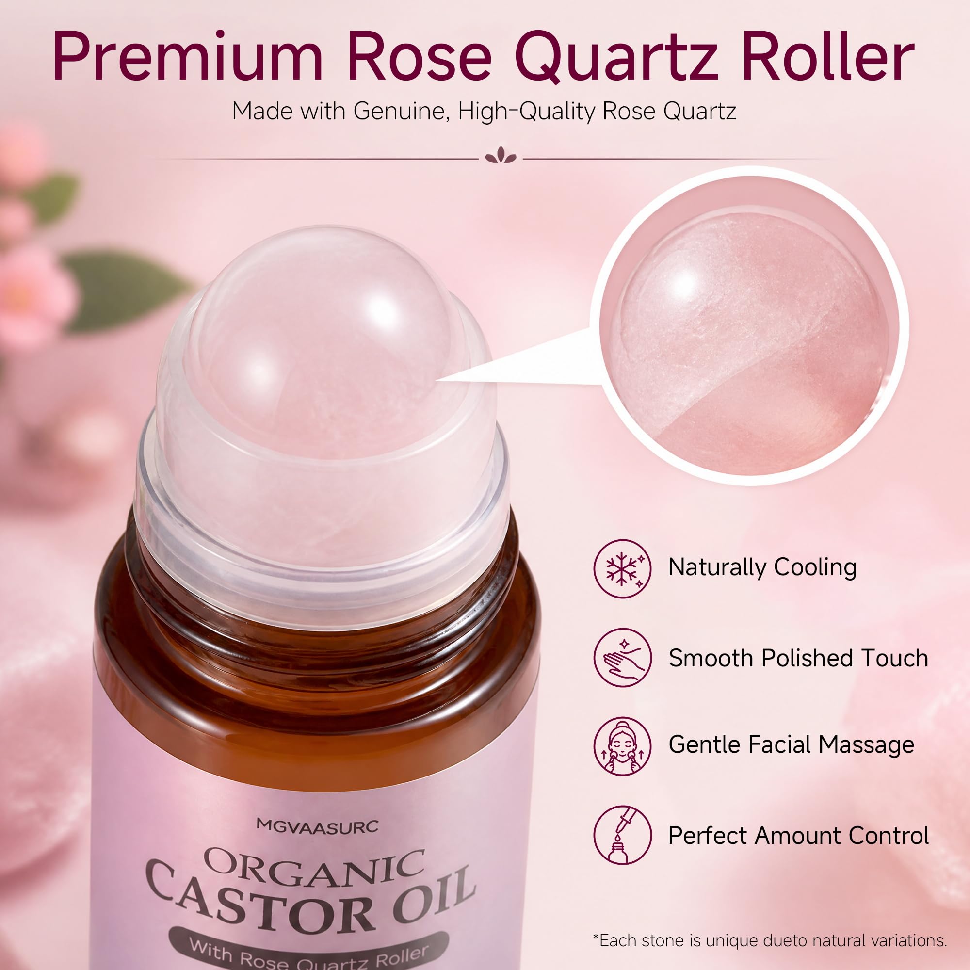 MGVAASURC applying roll-on under eye to reduce visible puffiness and hydrate