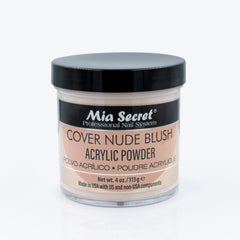 Mia Secret jar front view showing product label and clear lid benefits visibility