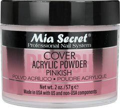 Mia Secret COVER PINKISH jar front view showing label and 2oz size for clear product identification