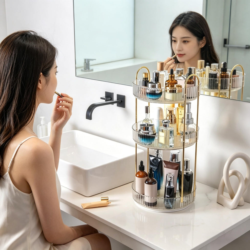MiaoYfei side profile displaying sturdy metal stand and wobble-resistant design benefit