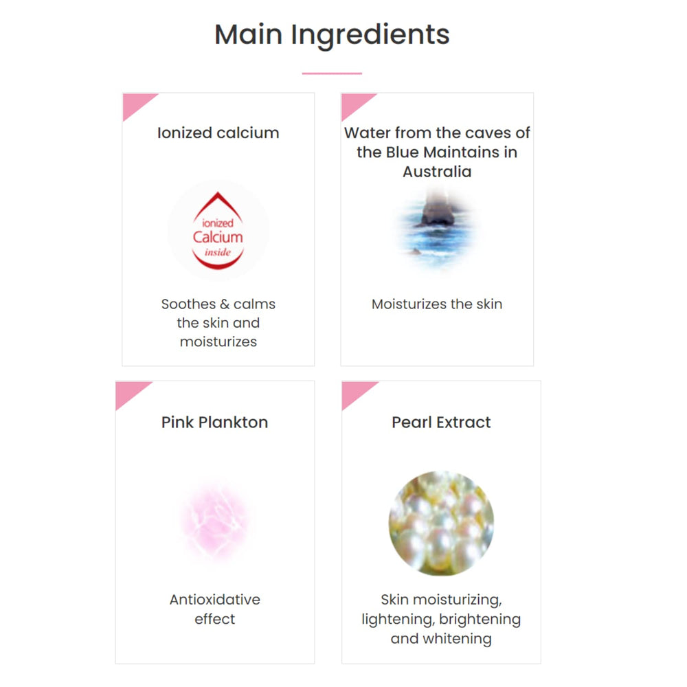 MIBA ingredient concept with mineral water highlighting skin energy