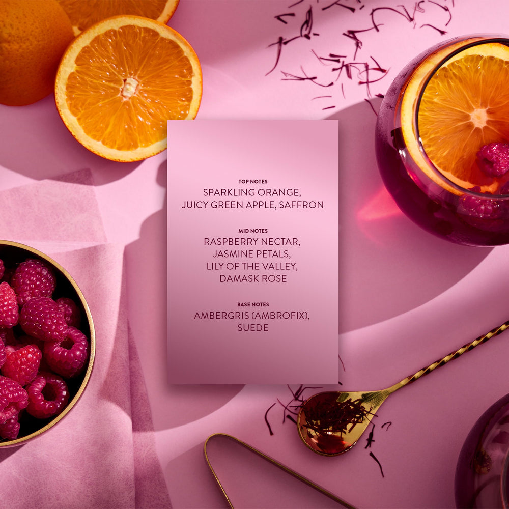 Michael Malul label and cap detail showing ingredients and benefit of clear formulation info