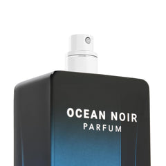 Michael Malul side profile bottle highlighting sleek silhouette and premium glass construction benefit: visual quality
