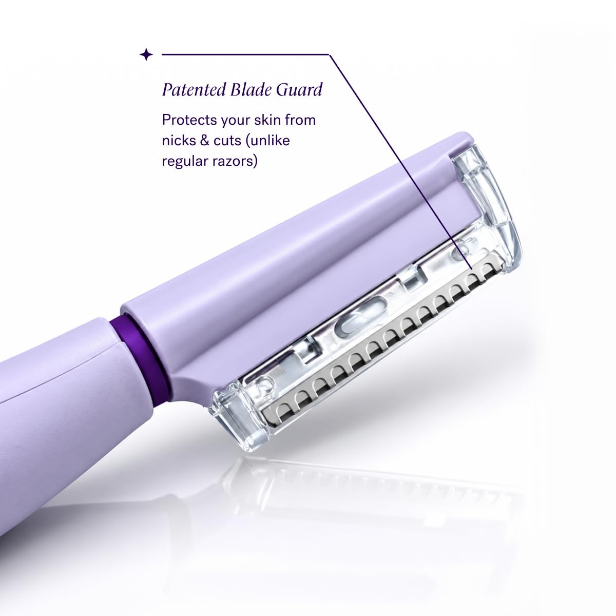 MICHAEL TODD dermaplaning device with refill attached demonstrating safe at-home use