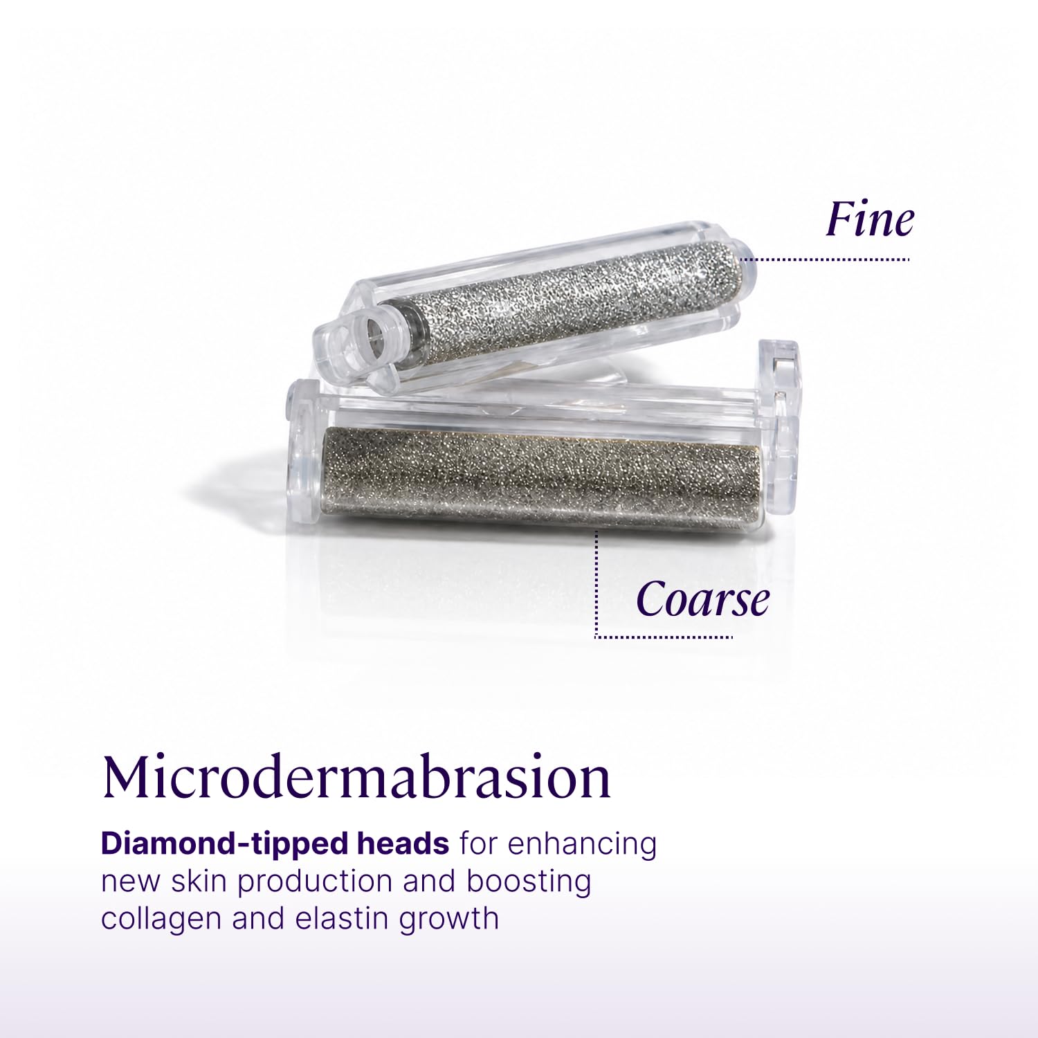 MICHAEL TODD device in use on cheek for visible exfoliation benefit