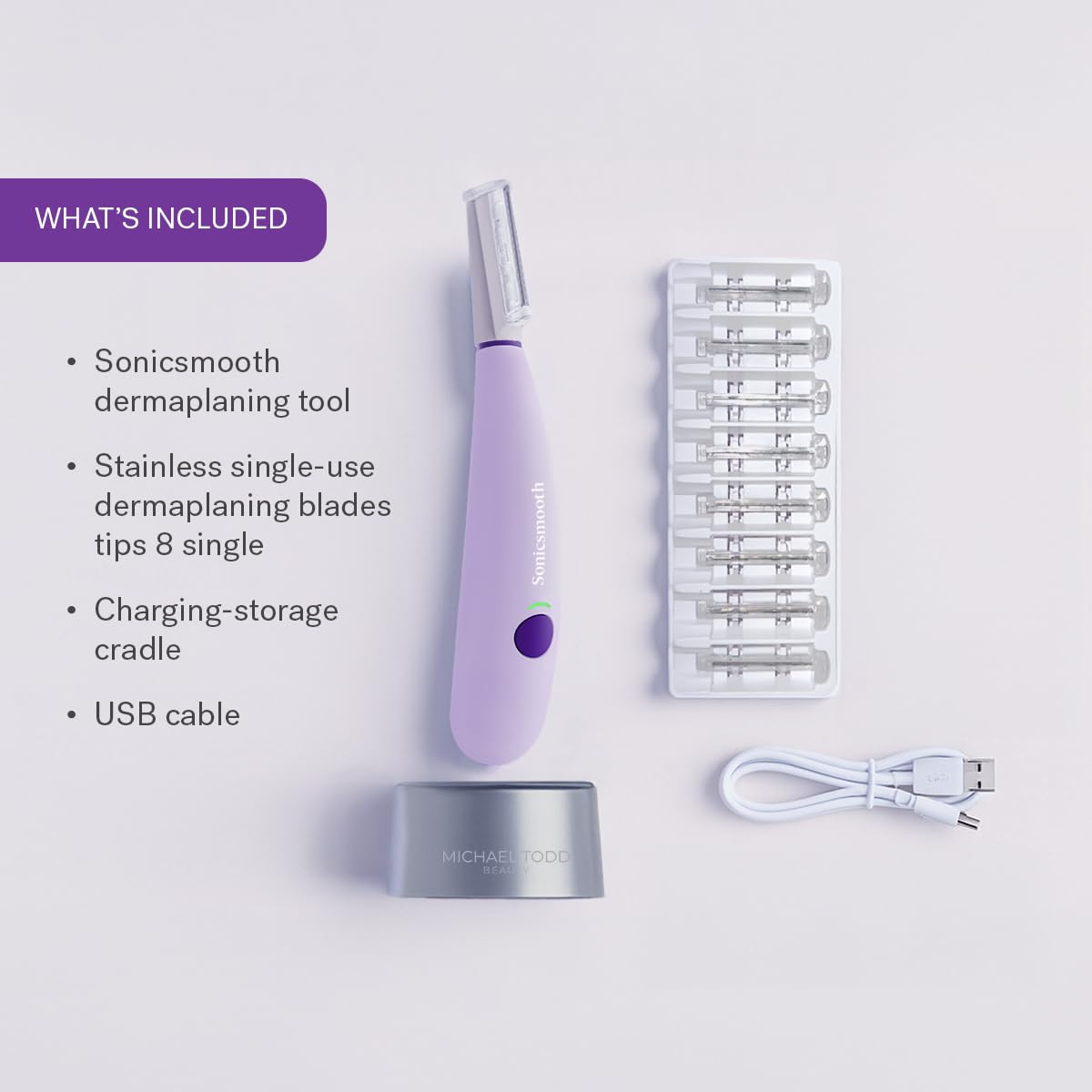 MICHAEL TODD Sonicsmooth handle texture closeup highlighting ergonomic grip for better control