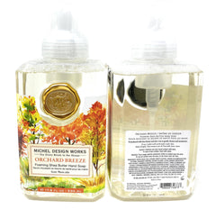 Michel Design Works front packaging showing Orchard Breeze bottle and capacity benefit