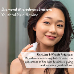 Microderm GLO multiple head attachments displayed for targeted area versatility