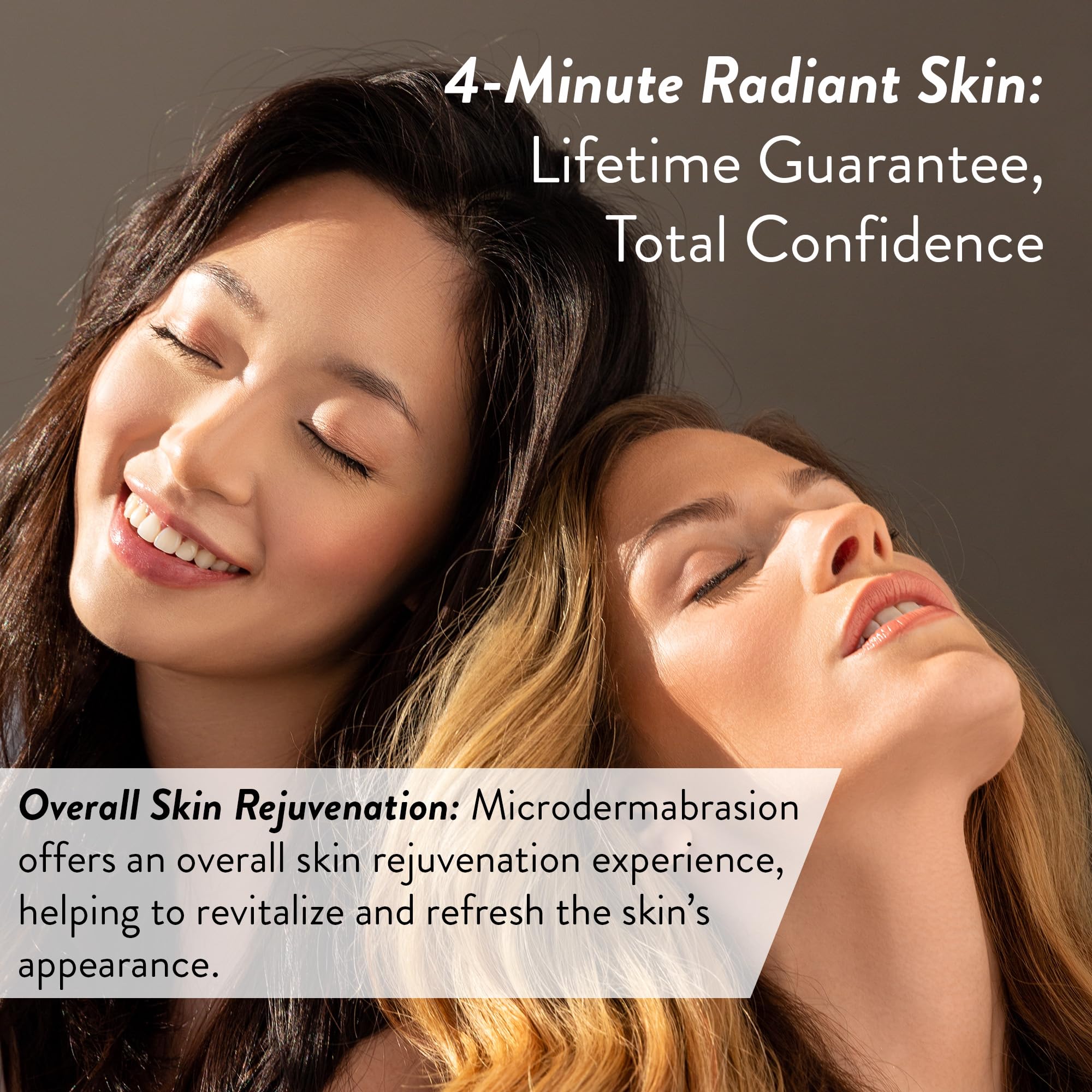 Microderm GLO on bathroom vanity staged for a home skincare routine and convenience