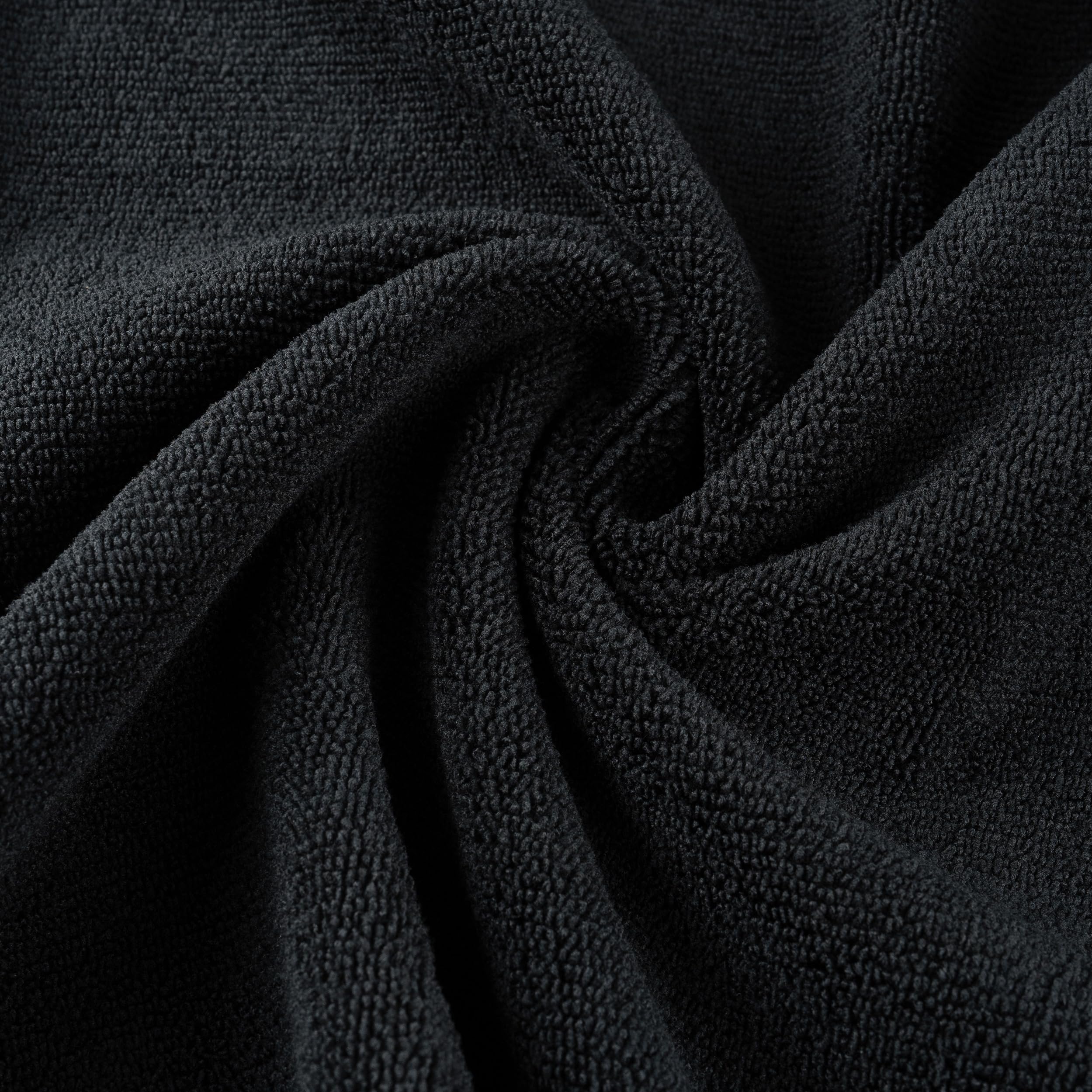 MICROFI close-up microfiber texture showing absorbent weave and lint-free benefit