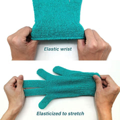 MIG4U glove next to hand demonstrating larger size and fit benefit