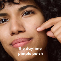 Mighty Patch perforated sheet close-up showing easy-peel convenience