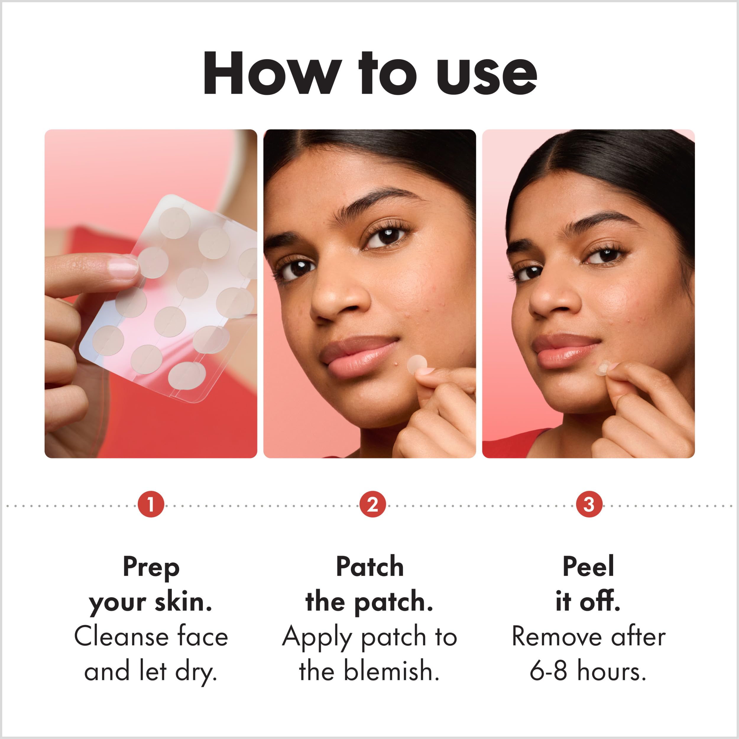 Mighty Patch applied to cheek at night, brand protects while you sleep